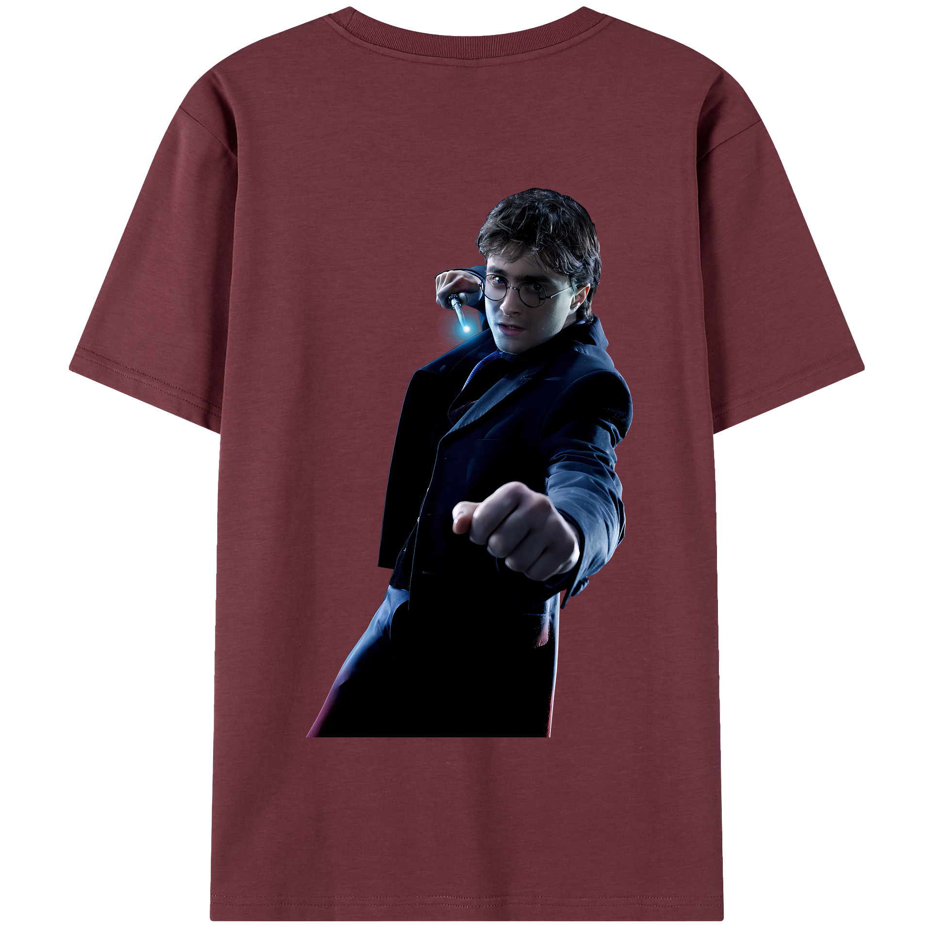 （画像用） Harry Potter ハリー・ポッターシリーズ 綿100％半袖Tシャツ（背面プリント）